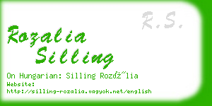 rozalia silling business card